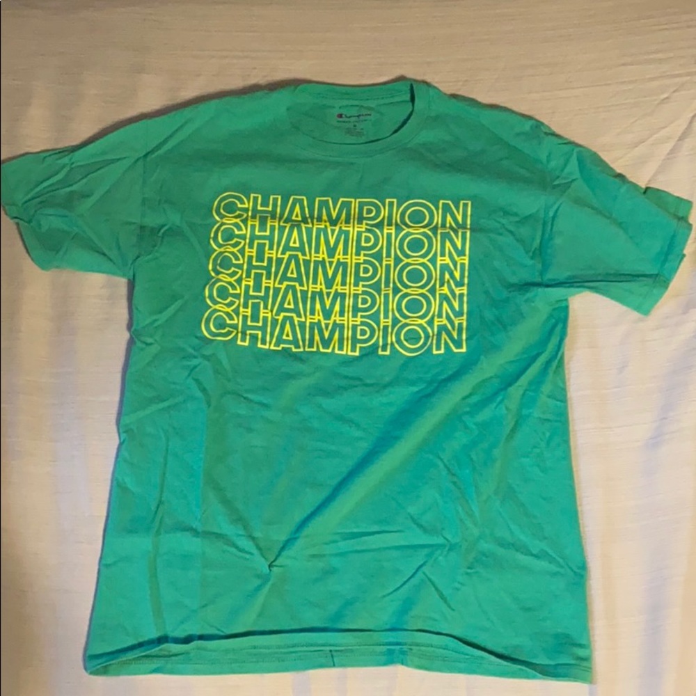 green champion shirt